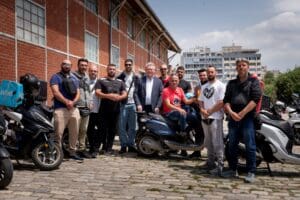 Nicolas Schmit meets with platform workers in Greece, 20 May 2024