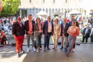 Marc Angel, Katarina Barley, Nicolas Schmit, Malu Dreyer, Thomas Vaupel