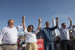 Nicolas Schmit, Teresa Ribero, Pedro Sanchez, Juan Espadas